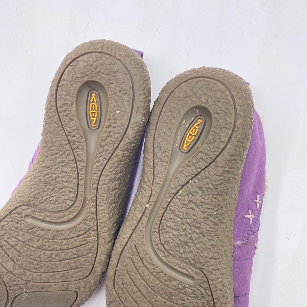 KEEN Howser II Slip-On Slipper Shoes Womens 7 Purple Quilted Fleece Lined - Picture 12 of 13